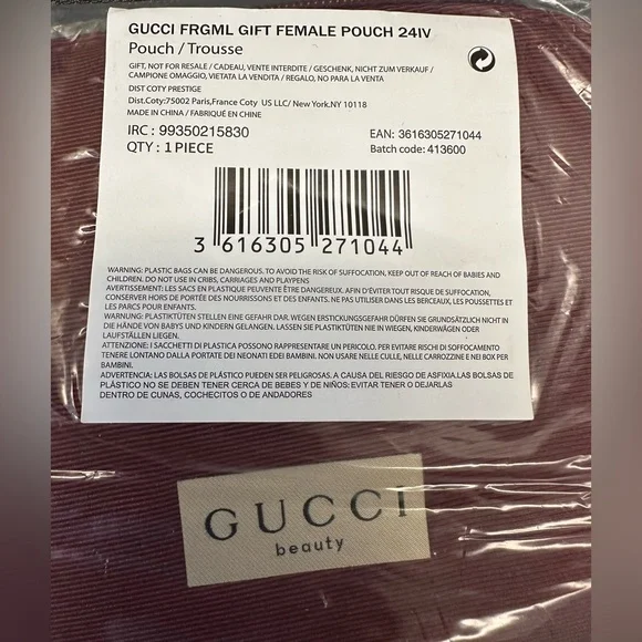 Gucci Deep Red Cosmetic Case - Picture 5 of 7